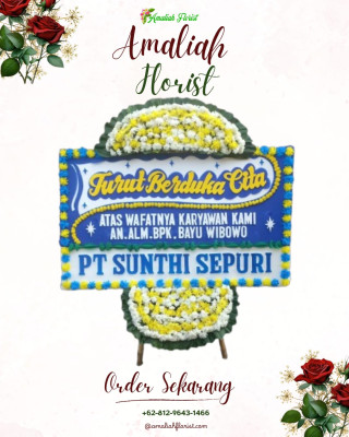 Papan Bunga Duka di Sipoholon