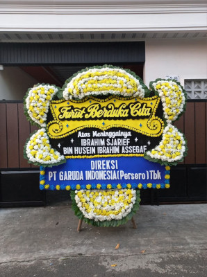 Papan Bunga Duka di Sipoholon